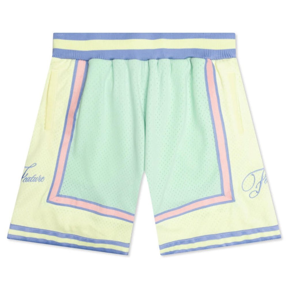 FEATURE x MITCHELL & NESS PASTEL MESH BASKETBALL SHORTS